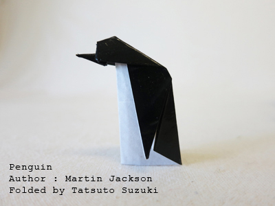 origami Penguin, Author : Jun Maekawa, Folded by Tatsuto Suzuki